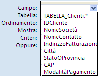 ome impostare delle chiavi primarie multiple 1. prite la tabella in visualizzazione Struttura. 2. Tenendo premuto il tasto TRL, selezionate le righe che volete specificare come chiavi primarie. 3.