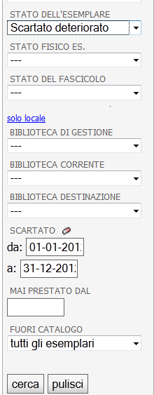 oppure all interno di un arco temporale, o ancora fino a una determinata data.