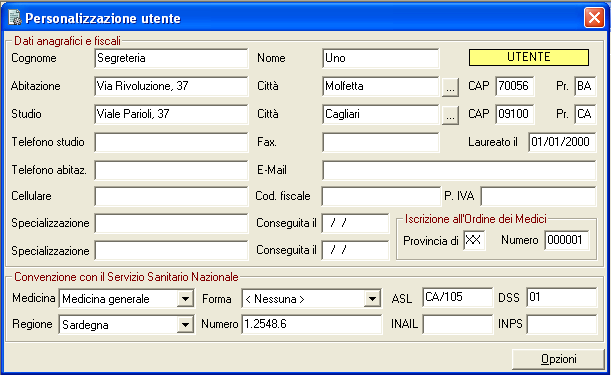 Eseguire una copia di sicurezza completa degli archivi di Infantia 2. Chiudere il programma da tutte le postazioni 3. Avviare Infantia come di consueto sul computer del collaboratore 4.