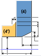 Opzione Predefinito Materiale Definisce la classe del materiale. Il materiale predefinito è definito nella scheda Utilità -- > Opzioni --> Opzioni... --> Componenti nel campo Materiale della parte.