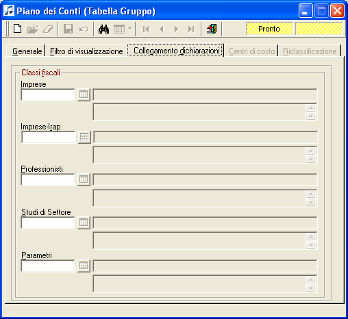 1. Stampare le Classi Fiscali da utilizzare e le loro caratteristiche fiscali attraverso la voce STAMPE\TABELLE\CLASSI FISCALI. 2.