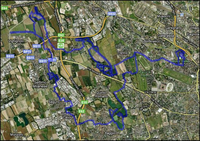 Giorgio Cardin, Geologo MAPPA DEL PARCO DEI 5