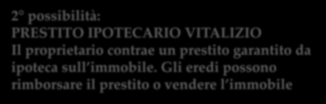 Come rendere liquida la ricchezza immobiliare? Come rendere liquida la ricchezza immobiliare?