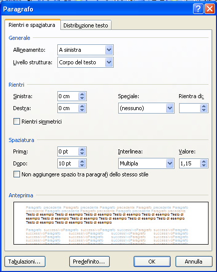 Perché la pagina vuota iniziale di Word 2007/2010 non è l'ideale per iniziare a scrivere la tesi?