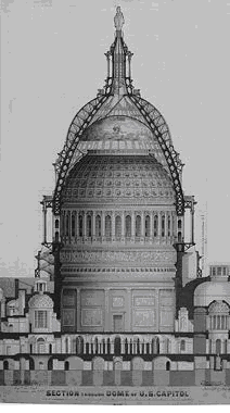 tre volte la precedente. Prendendo spunto dalla cupola parigina della Dome des Invalides di Mansart, riportata in figura 13.