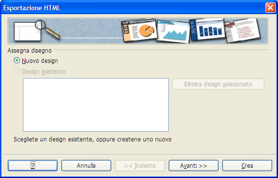 Salvare fogli di lavoro Calc come pagine web Salvare fogli di lavoro Calc come pagine web Con Calc è possibile salvare file come documenti HTML.