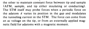 AFM Microscope Per poter osservare anche superfici non conduttrici la punta