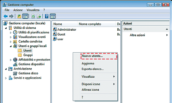 Chiudere l editor del registro di Windows. Eseguire le altre impostazioni (delle voci 2 6) e riavviare il computer. 2. Configurare la condivisione di file.