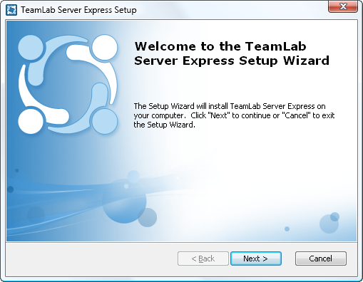 Informazioni sulla versione server express di TeamLab La versione server express di TeamLab è una versione del portale progettata specialmente per quelli che hanno deciso di installare e configurare