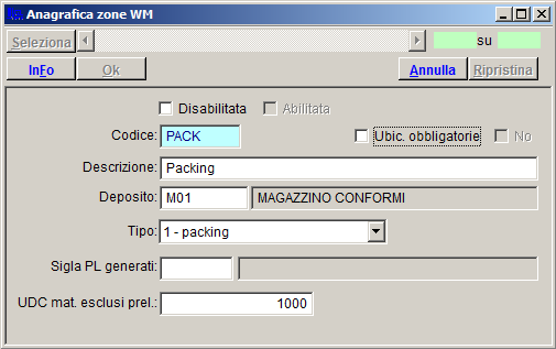 Architettura del prodotto. I moduli WMS sono sviluppati in simbiosi con DNA Manufacturing Solutions condividendone il data base, quindi sono da considerare come un estensione di DNA stesso.