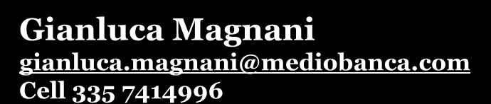Gianluca Magnani gianluca.magnani@mediobanca.