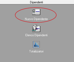 INSERIMENTO e MODIFICA DEI DIPENDENTI (torna all'indice) A) INSERIMENTO DI UN NUOVO DIPENDENTE rev. 4.