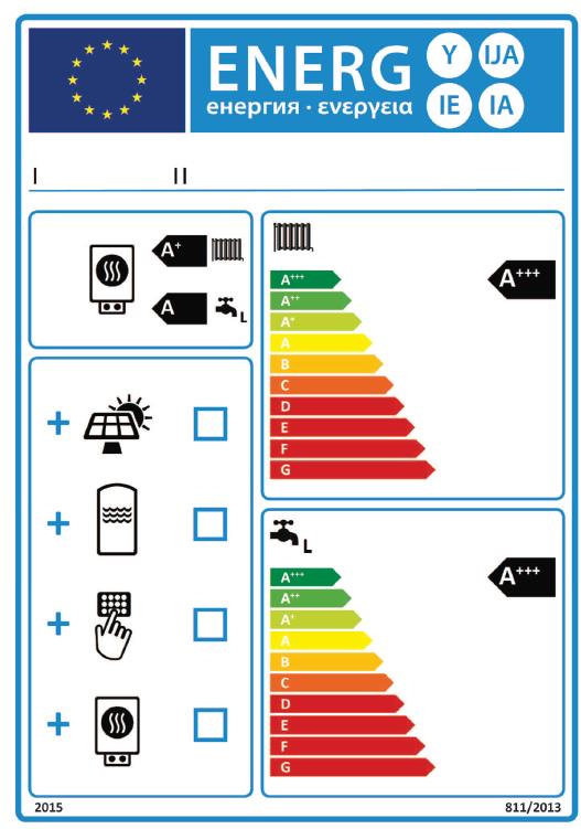 L etichetta energetica per apparecchi e componenti: caldaie (3) Le etichette obbligatorie dal