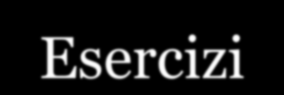 Esercizi Esercizio 1: generare la distribuzione delle opinioni dal file EnvironmentalPolicy Esercizio 2: generare le distribuzioni di Salary e ForeignGross a partire dal file ACTORS