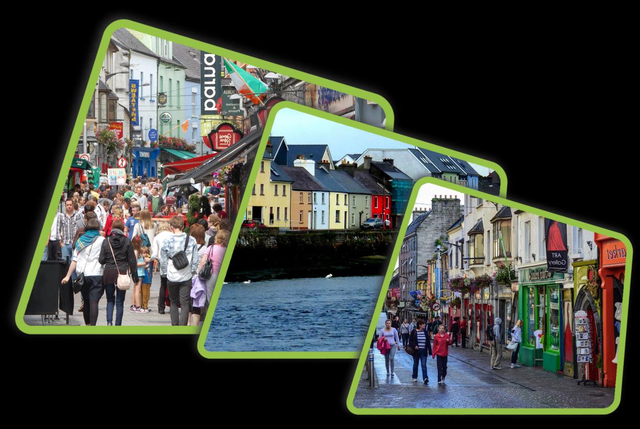 Galway Galway, chiamata anche la città delle Tribù, è la città con la crescita maggiore in Irlanda, con più di 72.000 abitanti.