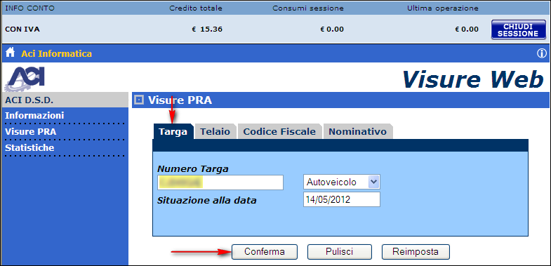 Consultando la banca dati del Pubblico Registro Automobilistico (PRA), si possono richiedere e ottenere i dati e le informazioni relative a qualsiasi veicolo, autoveicolo, rimorchio o motoveicolo