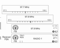 Sistema Infotainment 121 Collegamento al servizio DAB (solo per modello tipo 1/2-A) [DAB-DAB on/dab-fm off] DAB-DAB on/dab-fm on Sintonizzazione manuale delle stazioni radio [DAB-DAB off/dab-fm on]