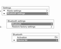 Sistema Infotainment 147 Se un dispositivo bluetooth è già collegato al sistema Infotainment, appare il messaggio Bluetooth in uso.