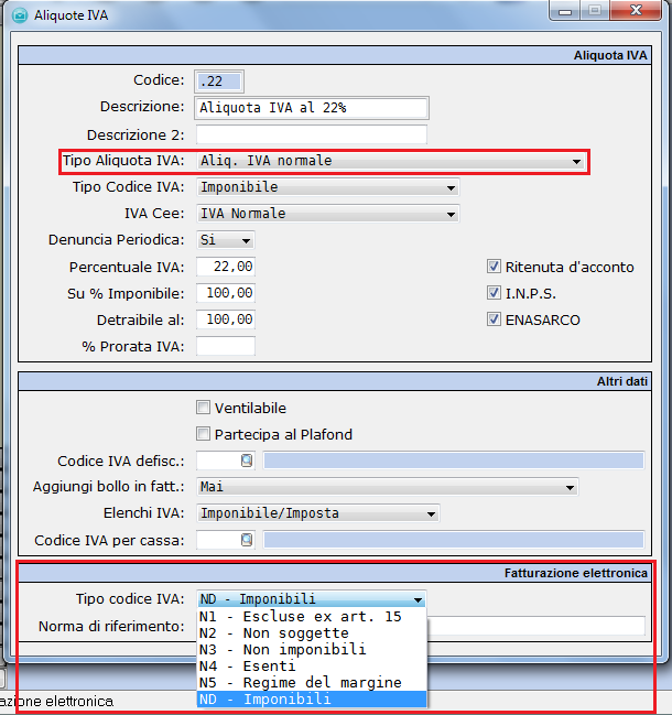 11. ALIQUOTE IVA: Come integrarle.