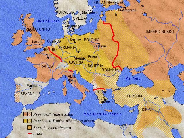 La Prima guerra mondiale Gli storici futuri sicuramente considereranno i tre decenni tra l agosto 1914 e il maggio 1945 come l epoca in cui l Europa perse la testa.