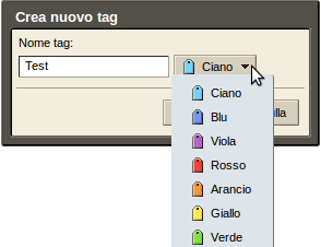 4. Cliccate con il tasto destro del mouse su una e-mail, selezionate -nel menu contestuale- Applica tag al messaggio e, successivamente, Nuovo Tag.