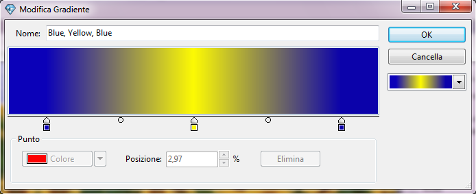 CREARE/MODIFICARE UN GRADIENTE PixBuilder Studio permette di creare e modificare i gradienti.