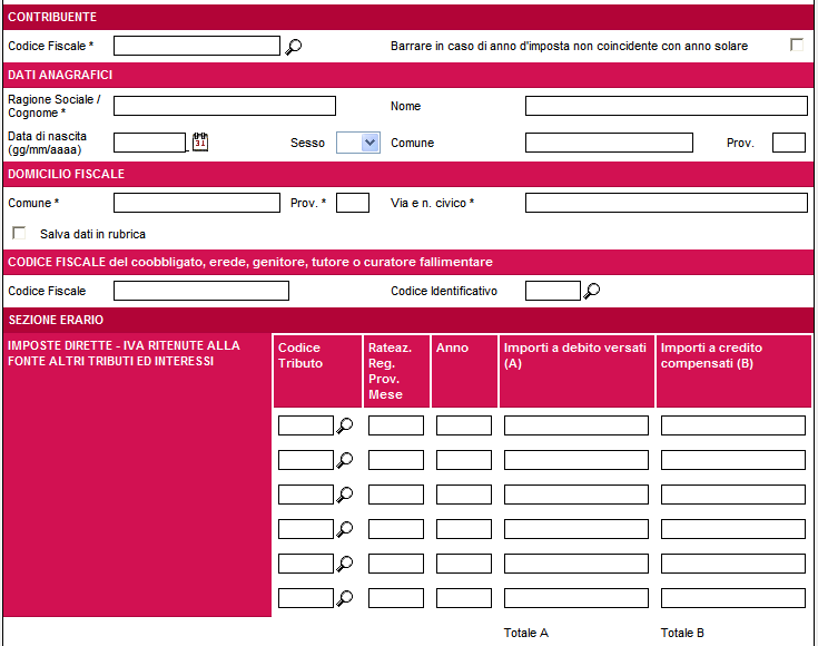 Dp aver cmpilat la delega, inserire la data di pagament, selezinare il cnt crrente di addebit e cliccare sul tast Inserisci. Si visualizza il seguente messaggi: Operazine eseguita crrettamente.