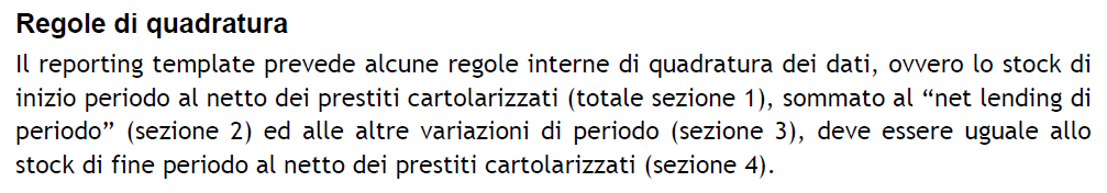 ANALISI DEL TEMPLATE BCE Banca