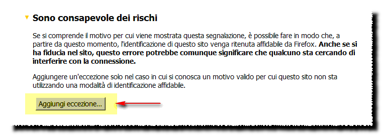 consapevole dei rischi