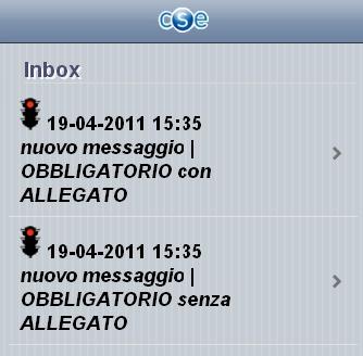 7.1 Inbox Questo comparto mostra l elenco dei Messaggi Inbox, ovvero le comunicazioni inoltrate dalla Banca attraverso questo canale direttamente nella posizione dell utente.