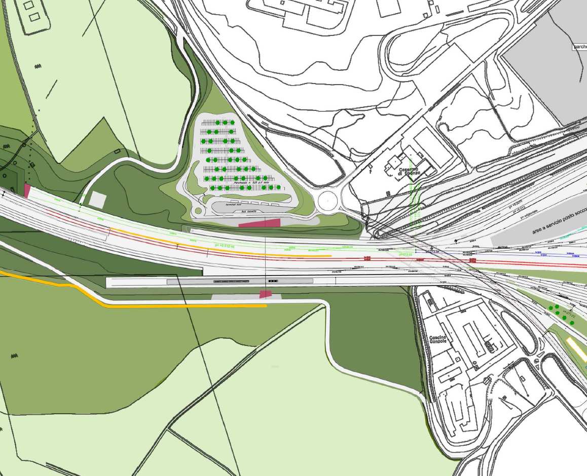 PREVISIONI PROGETTO PRELIMINARE NLTL SULL AREA FERMATA STAZIONE SAN LUIGI -FM5 Nuovo Movicentro Si prevede a