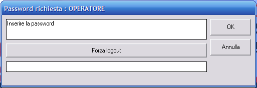 Richiesta password A seconda dell impostazione tastiera a schermo (vedi pag.13) l interfaccia varierà come da immagini di seguito.