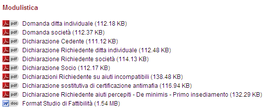 indirizzata a: ISMEA - Istituto di Servizi per il Mercato Agricolo