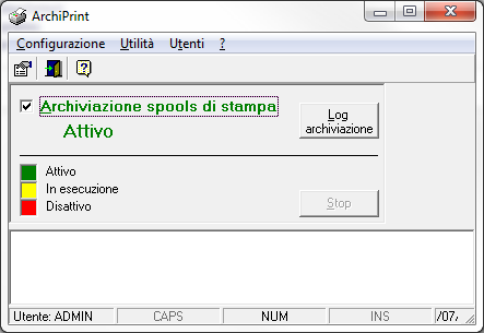 L AGGIORNAMENTO DEI DATI Lanciare il comando STPRI. Scegliere Gen. Spool per Archivia ordinario o Gen.