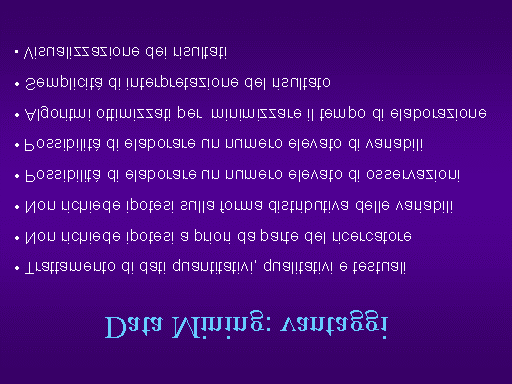 relatv all argomento che c nteressa, gl strument d data mnng, nfatt, consentono d raggruppare document per argomento sulla base d tutte le parole contenute ne document stess, tramte l'ndvduazone d