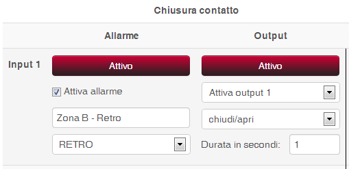 3.5 imagic Plus Configurazione I/O I modelli imagic Plus hanno una scheda aggiuntiva per la gestione degli Input e degli Output.