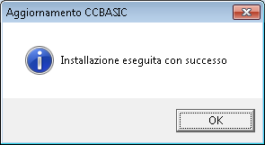 3 Istruzioni per l aggiornamento Per aggiornare CCBASIC alla versione 2.1.3 procedere come segue: 1. Salvare il file UPDATE_CCB_2_1_3.EXE sul proprio disco fisso 2.