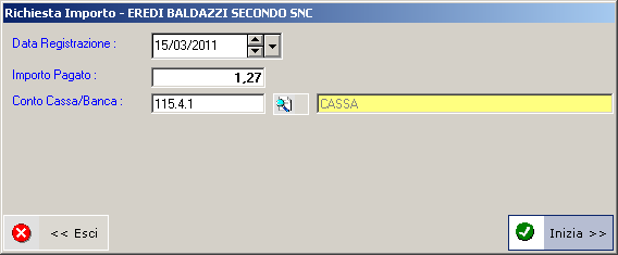 E possibile ricercare il cliente selezionando la colonna sulla quale effettuare la ricerca (di default la ragione sociale) e digitare l iniziale oppure la parola interna da cercare (con *xxx* esempio