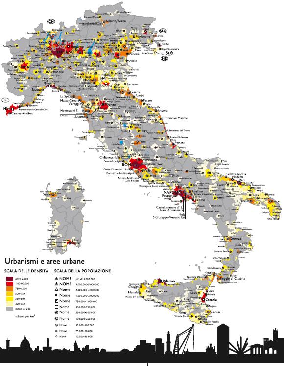 Le aree urbane in Italia 4