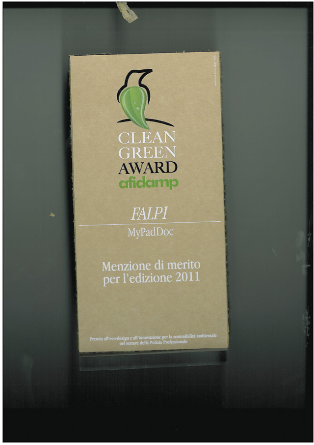 CLEAN GREEN AWARD 2011 LA MENZIONE DI MERITO Come per l edizione precedente, abbiamo partecipato al Clean Green Award anche nel 2011.