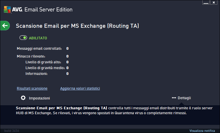 5. Scansione E-mail per MS Exchange 5.1.