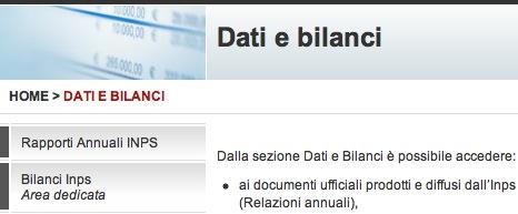 Analisi di dominio e individuazione dei dati Obiettivo Identificare i contenuti già esposti all interno delle relative aree di pubblicazione.