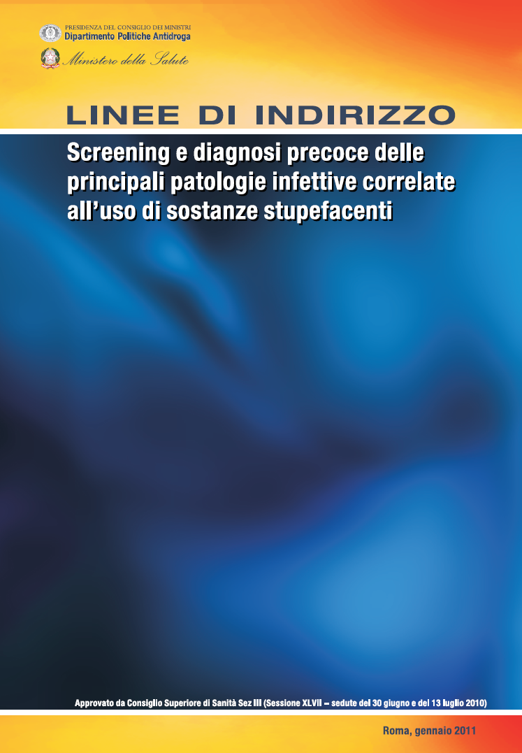 Centro Operativo AIDS WORKSHOP Progetto DTPI Screening e diagnosi precoce delle principali patologie infettive correlate all uso delle