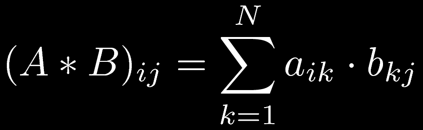 Moltiplicazione Sia A=(a ij ) matrice MxN Sia B=(b ij
