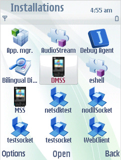 Installazione e connessione su Symbian OS Facendo riferimento al manuale del telefono in vostro possesso, trasferire il file General_DMSS- Symbian xxx.