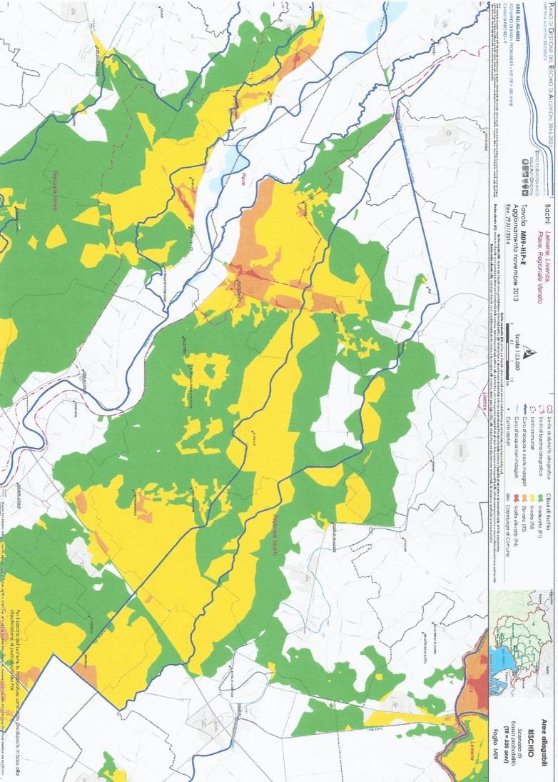 Il PGRA prevede la Valutazione Preliminare del Rischio di alluvioni (alluvioni del passato) e le