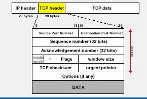 TCP, header Parte fissa e parte variabile Flag servono a codificare TPDU di controllo