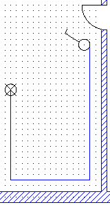 Come creare una planimetria - 73 11.I Collegamento dei simboli Quando tutti i simboli sono inseriti nel foglio dovrete definire il percorso cavi dell impianto.
