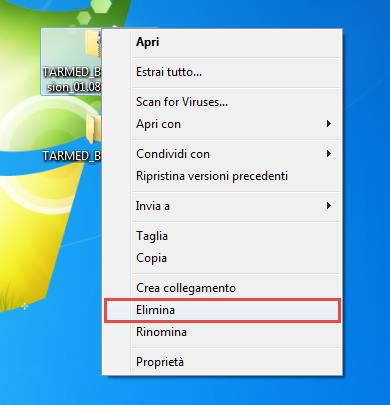 5 Apertura del browser Selezionate ora la cartella (TARMED_Browser-Version_1.08.00_BR) nella quale avete salvato i due file.