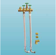 Valvola di miscelazione OVP per la miscelazione automatica con acqua grezza per produrre acqua addolcita con la durezza residua desiderata.